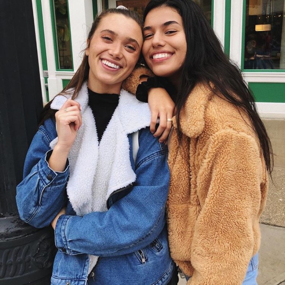 Princess Poly “Ohio” Denim Sherpa Jacket